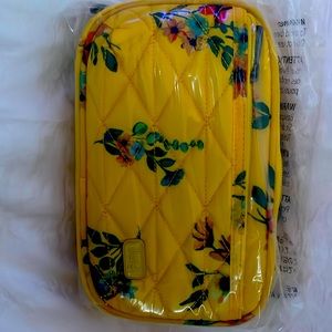 Bouquet Yellow quilted crossbody